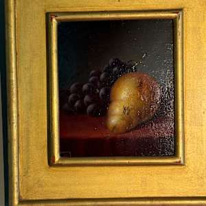 Grapes and Pear by Morston Constantine Ream (1840-1898) American 