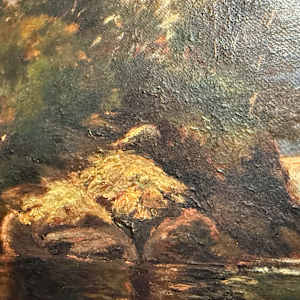 Catskills Creek and Mountain by Caroleen Ackerman Brown (1871-1938) 
