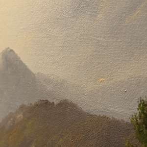 Unsigned Hudson River Painting by Unsigned 