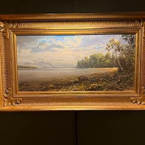 Clouds On The Bay Cape Breton by Erik Koeppel (1980- ) 