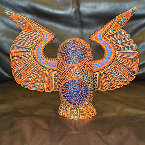 Orange Owl by Felipe Ramierez, Gabriela Hernandez 