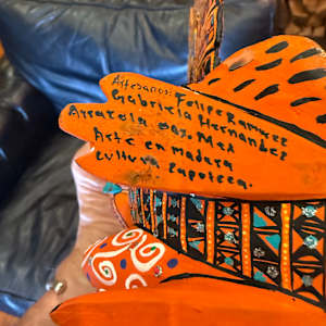 Orange Owl by Felipe Ramierez, Gabriela Hernandez 