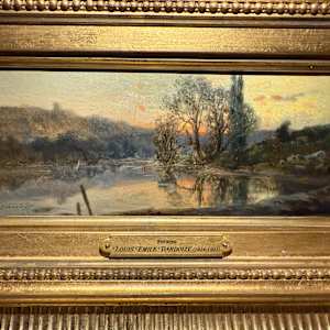 Evening by Louis Emile Dardoize (1826-1901)