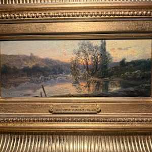 Evening by Louis Emile Dardoize (1826-1901) 