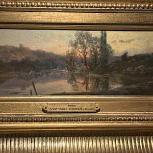 Evening by Louis Emile Dardoize (1826-1901) 