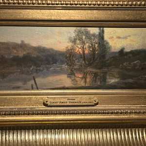 Evening by Louis Emile Dardoize (1826-1901) 