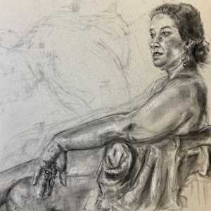 Figure drawing by Becca Lewis