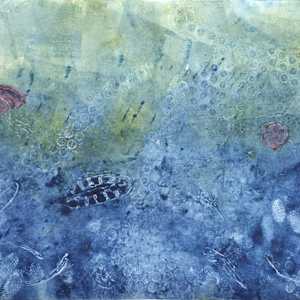 Undersea in Blue by MK Wynn