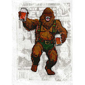Bigfoot-Lederhosen #1 by Greg Butkus