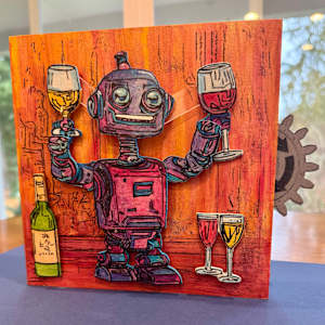 Wine Bot - Cheers! - Automaton by Greg Butkus, Image 1.