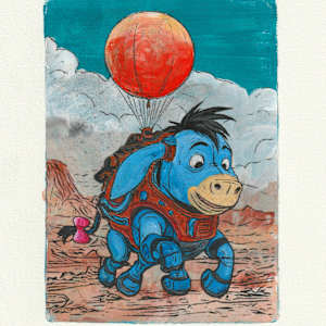 Equus asinus - 40.469 Hectare Void by Greg Butkus