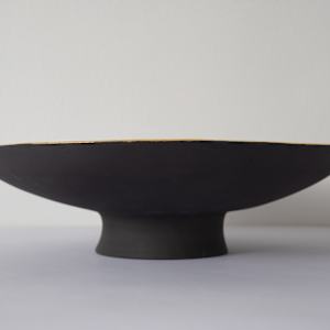 Footed Drape Dish by Topher Gent 