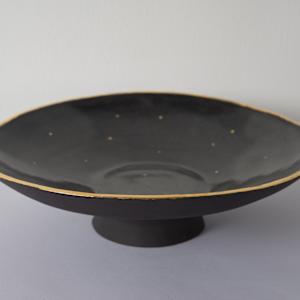 Footed Drape Dish by Topher Gent 