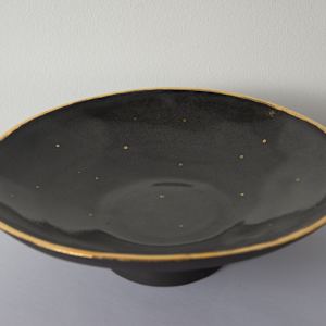 Footed Drape Dish by Topher Gent 