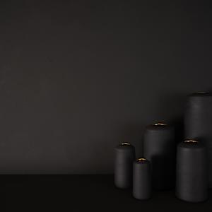 Shadow Composition (black with gold luster) by Topher Gent 