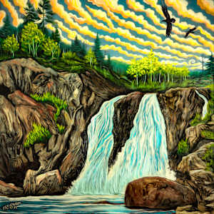 High Falls - Tettegouche State Park - Minnesota by Marissa Kayne Saurer