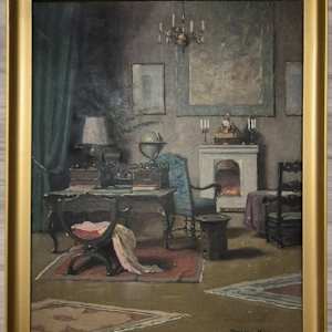 Studierzimmer by Endre Komaromi Kacz