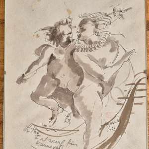 Entwurf für Karneval in Venedig by . Angerer der Jüngere