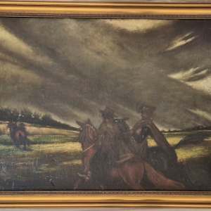 Ungarische Reiter by Zoltan Remsey