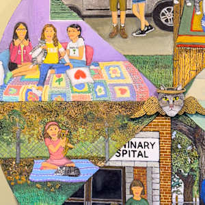Audrey and Frida - Together July 9th - July 9 (1999-2012) by Leslie Nichol 