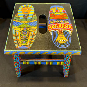 Egyptian Stool by Leslie Nichol