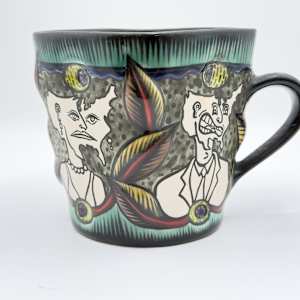 Untitled (clown mug) by George Bowes 