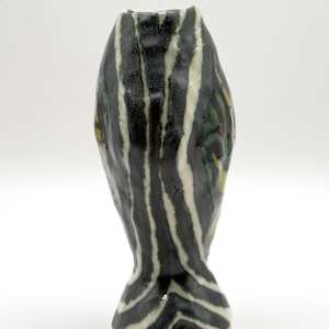Untitled (striped hand vase) by George Bowes 