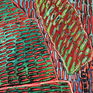 Untitled (house with tree) by Leslie Nichol 