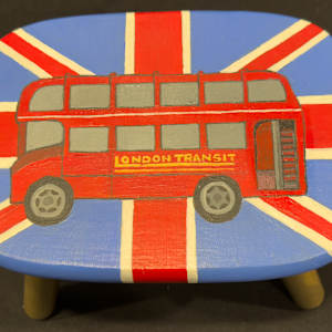 London Transit Stool by Leslie Nichol 