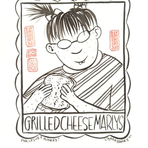 Gilled Cheese Marlys by Lynda Barry, Image 1.