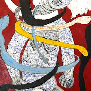 Untitled (red) by Albert Wagner 
