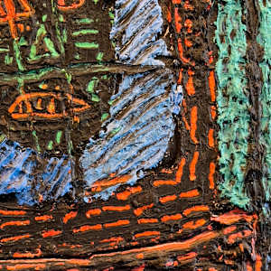 Untitled (medium cage series) by Leslie Nichol 
