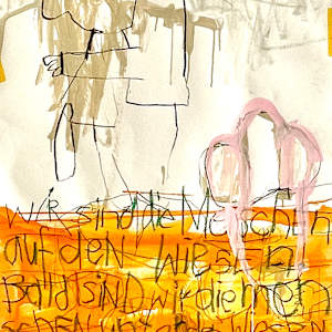 Landaufenthalt (land stay) , featuring Ernst Jandl by Jutta Siebert