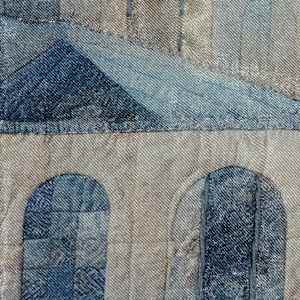 Blue Rooftops 1S by Katrina Sjoberg  Image: Blue Rooftops 1S detail