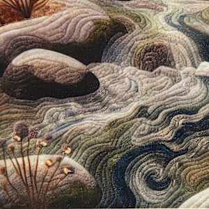 Snow Melting by Katrina Sjoberg  Image: Snow Melting detail