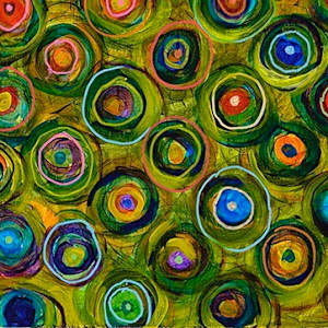 Bulls-eye by Patricia Buck  Image: Detail: Bulls-eye, 2025.