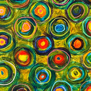 Bulls-eye by Patricia Buck  Image: Detail: Bulls-eye, 2025.
