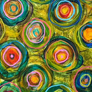Bulls-eye by Patricia Buck  Image: Detail: Bulls-eye, 2025.