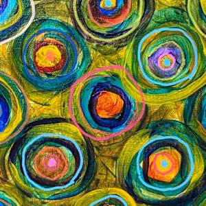 Bulls-eye by Patricia Buck  Image: Detail: Bulls-eye, 2025.
