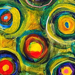 Bull's-eye Triptych by Patricia Buck, Image 5.