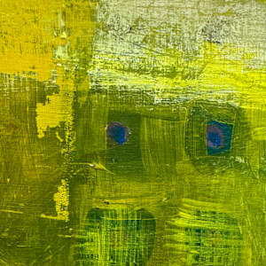 Fin by Patricia Buck  Image: Detail: Fin, 2000. 
Acrylic on closed Birch panel.
24”Hx24”W