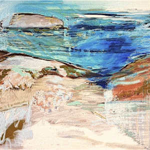 Rock near Windmill Beach 2 by Angela Briggs