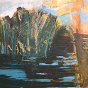 River on Scarborough Beach by Angela Briggs