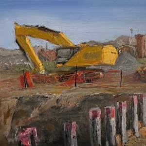 Excavation at the Screen Building by Brandon Waite, Image 1.
