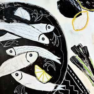 Culinary Series (4 works) by Diego Alba  Image: Culinary Series: Fish
