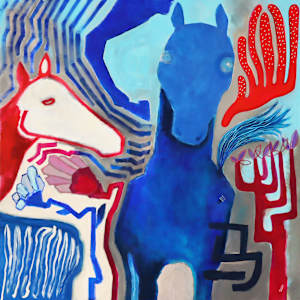 Indigo Horse by Diego Alba, Image 10.