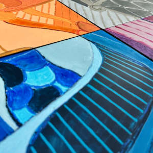 10 Chairs (Polyptych) by Diego Alba  Image: Detail