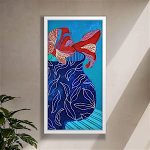 Four Lilies (Diptych) by Diego Alba  Image: Right Side
