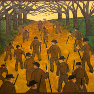 Men with Walking Sticks by Arthur Gebhardt, Image 6.