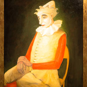 Clown With Red Sleeves by Arthur Gebhardt, Image 4.